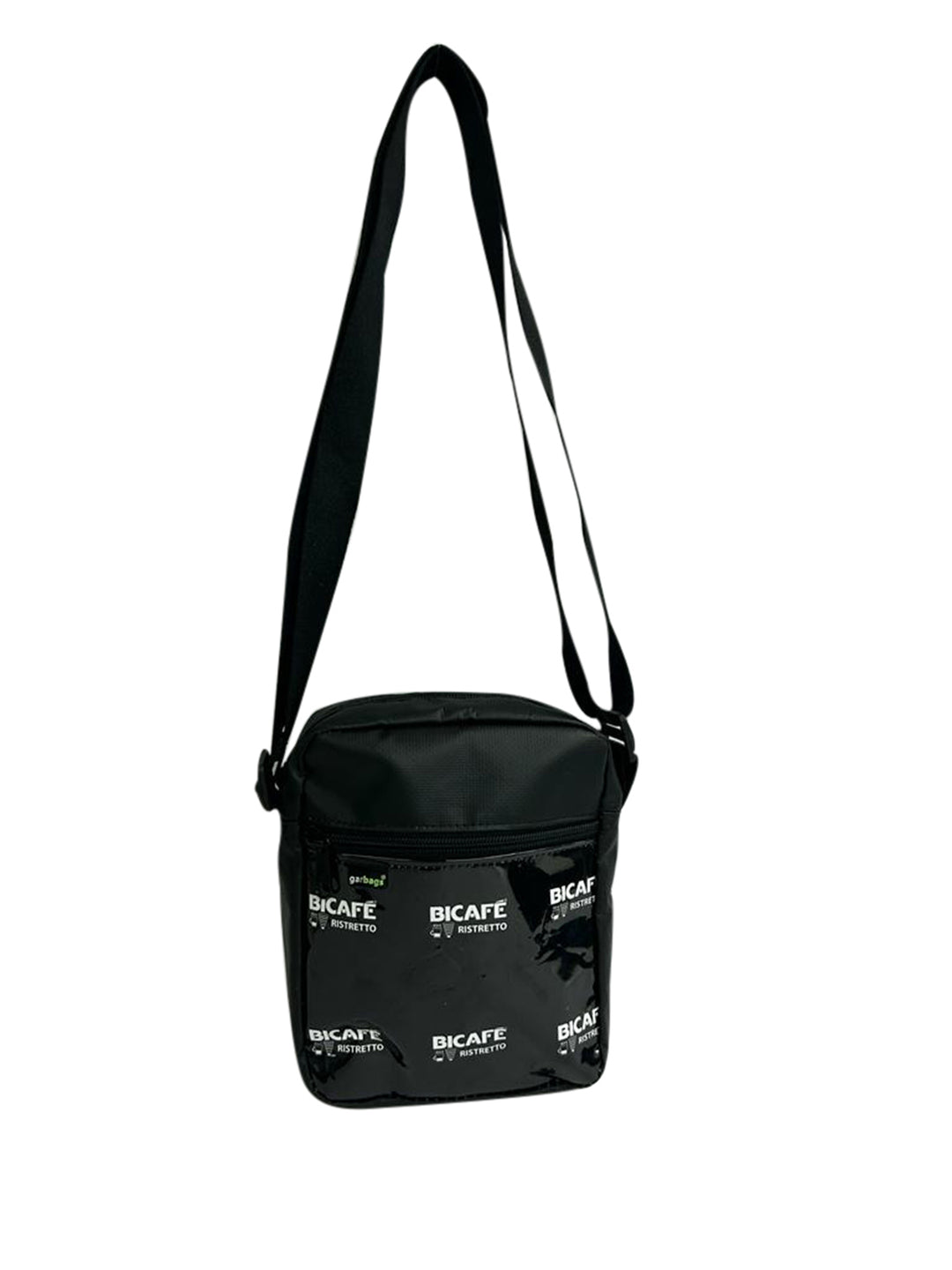 Crossbody bag coffee package black & white