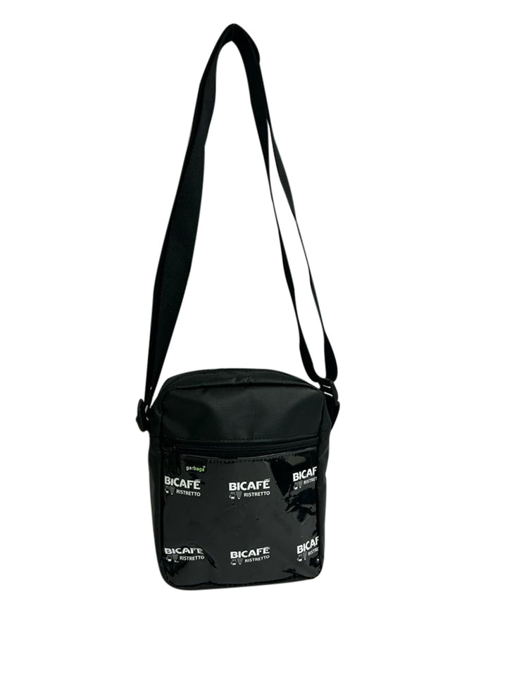 Crossbody bag coffee package black & white