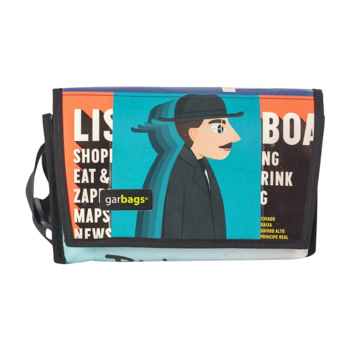 messenger bag / bike handlebar XS *Tiago M.* fernando pessoa profile