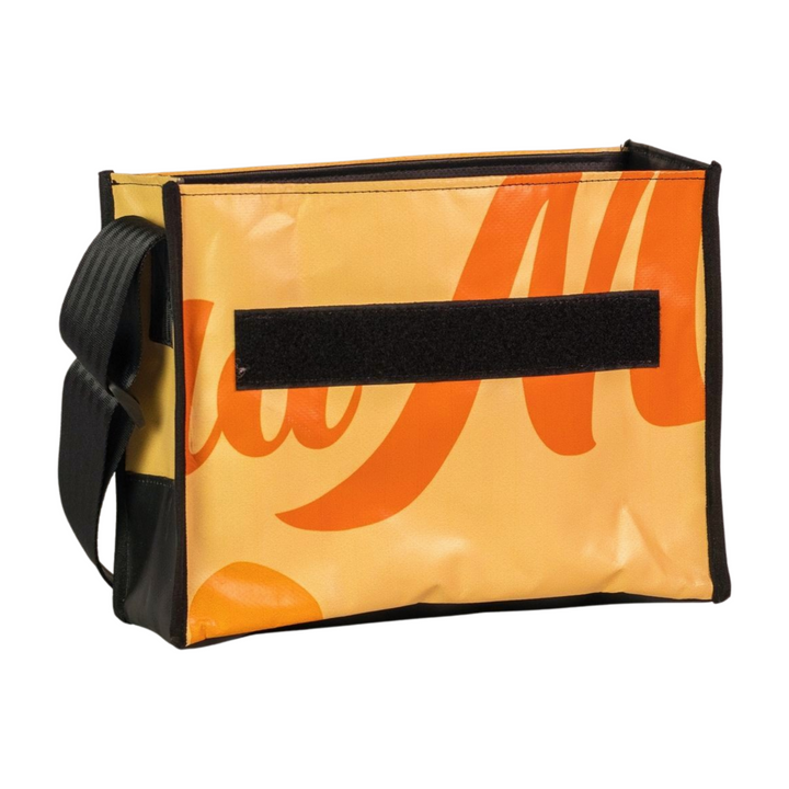 messenger bag base M banner yellow & orange