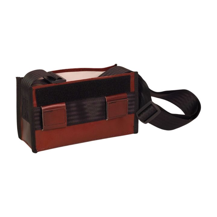 messenger bag / bike handlebar base XS dark red