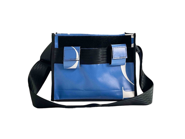 messenger bag base M banner light blue