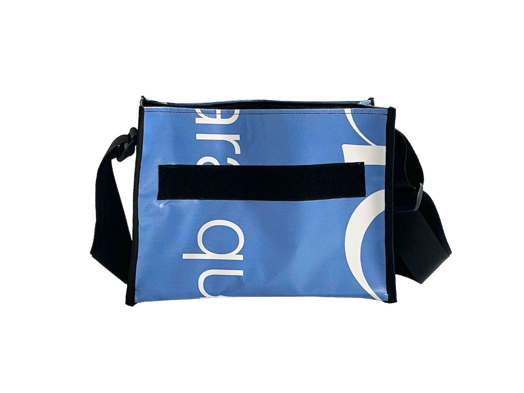 messenger bag base M banner light blue
