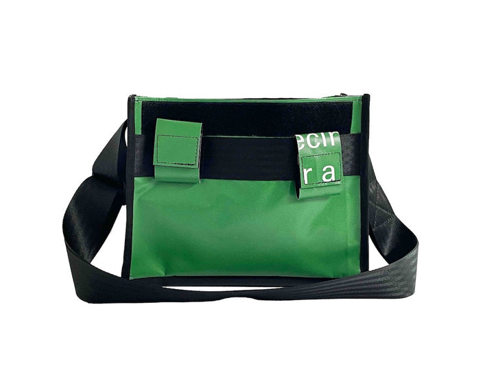 messenger bag base M banner green & yellow