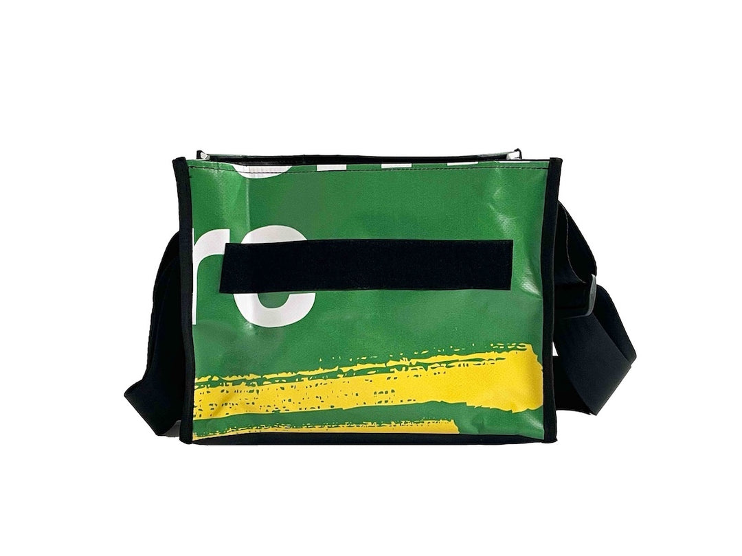 messenger bag base M banner green & yellow
