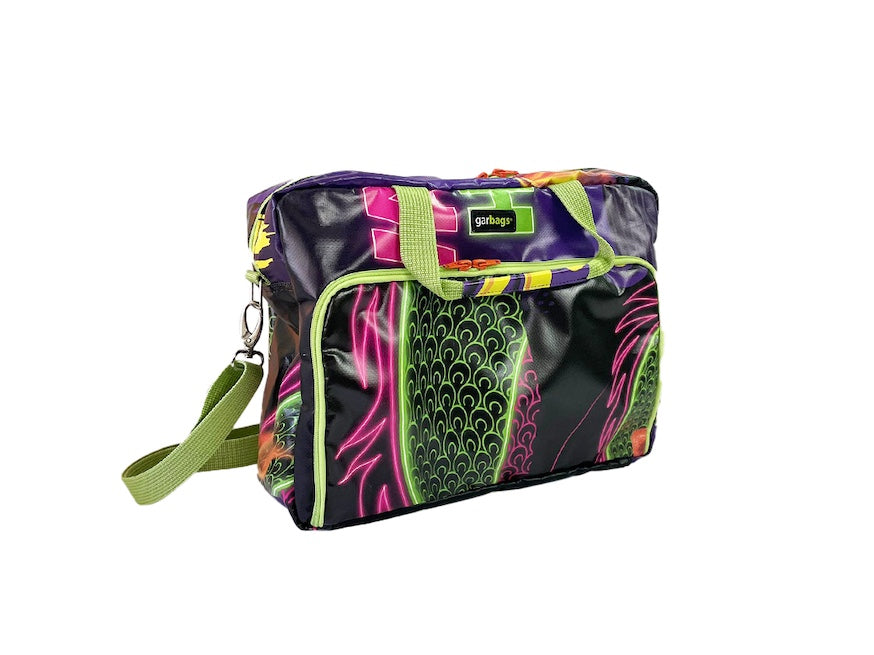 computer bag pub banner bright purple