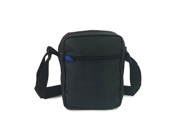 Crossbody bag pink & black cat food packages