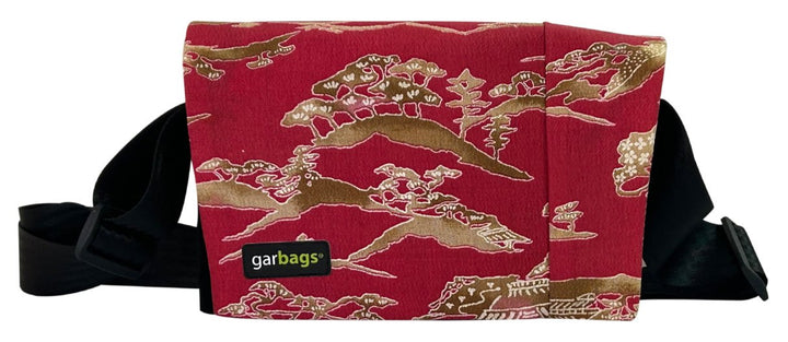 messenger bag / bike handlebar XS publicity banner & red kimono