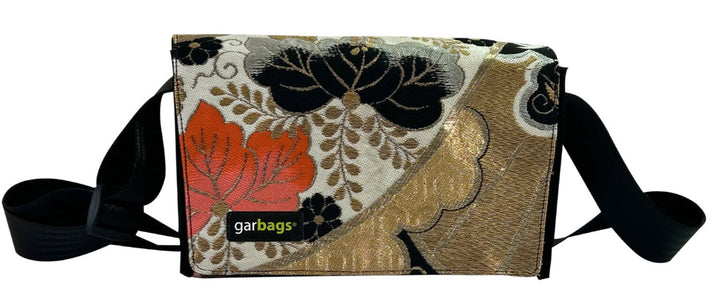 messenger bag / bike handlebar XS publicity banner & golden kimono