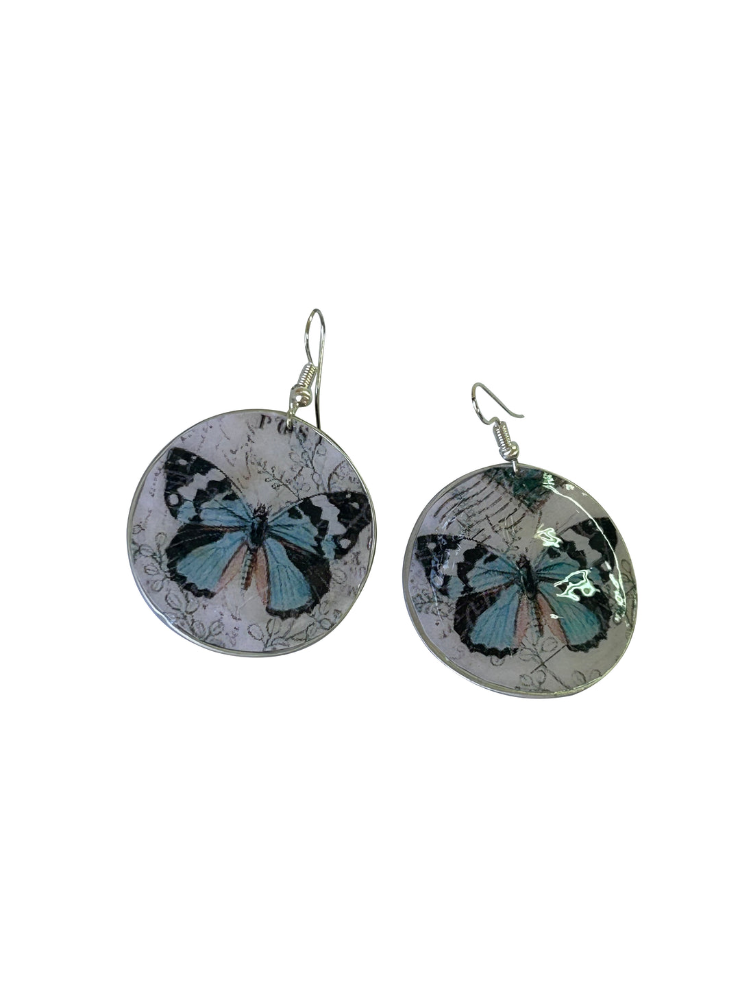 hook earrings blue butterfly coffee capsules