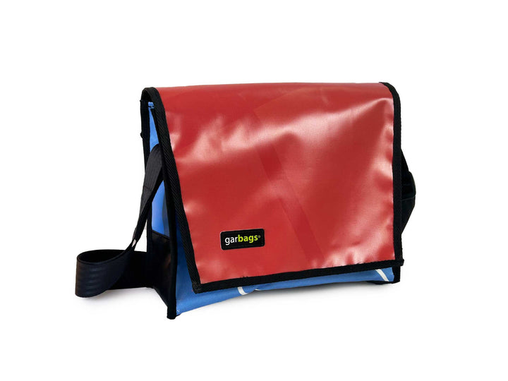 messenger bag XL pub banner bright red