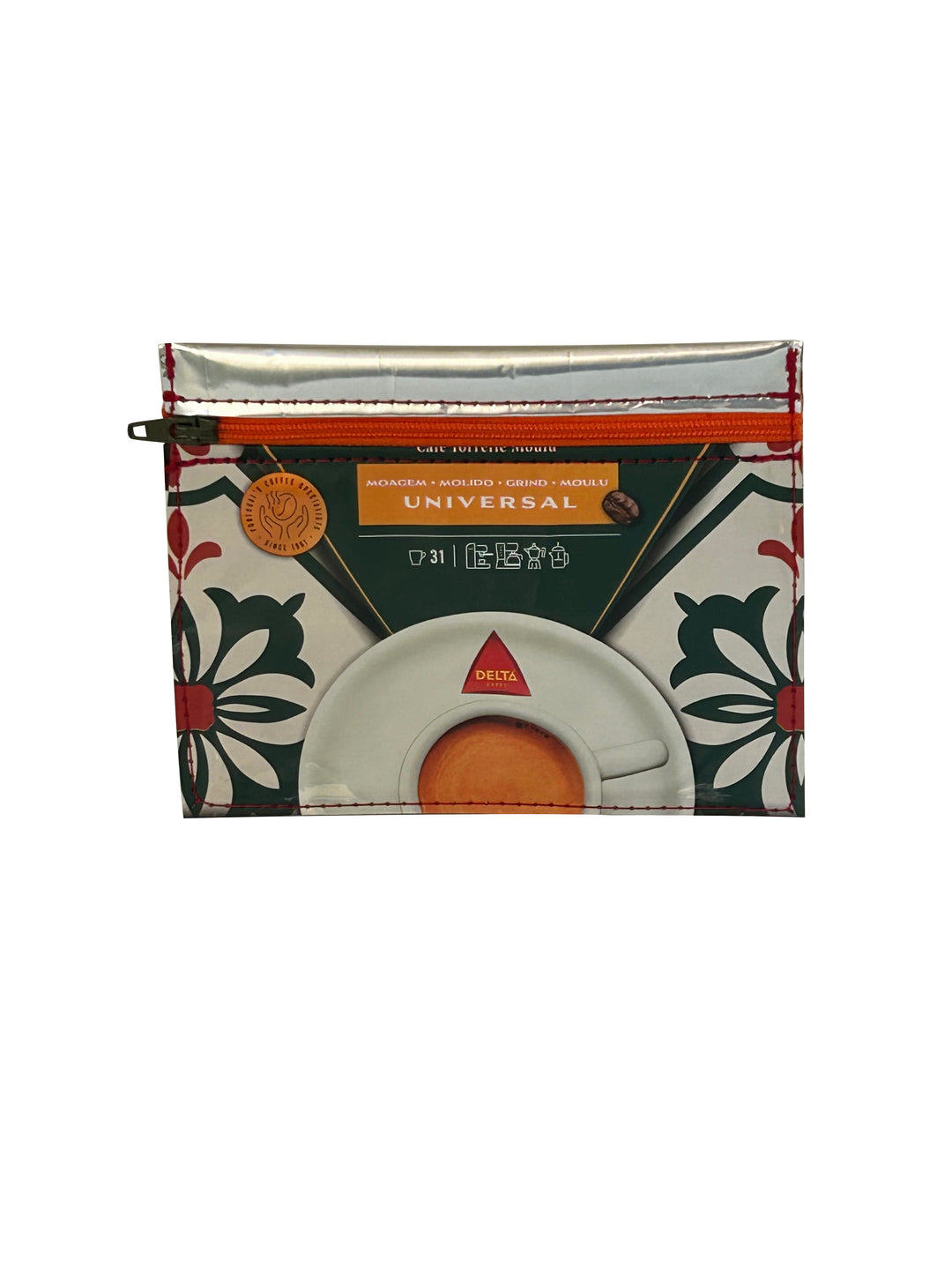 microcase coffee package green, red & white