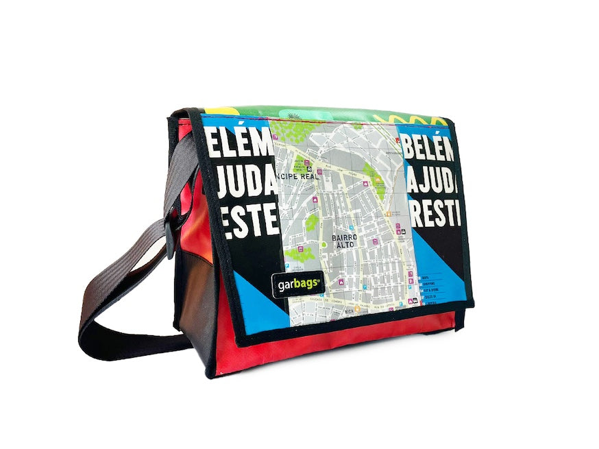messenger bag M *lisbon exclusive* lisbon map