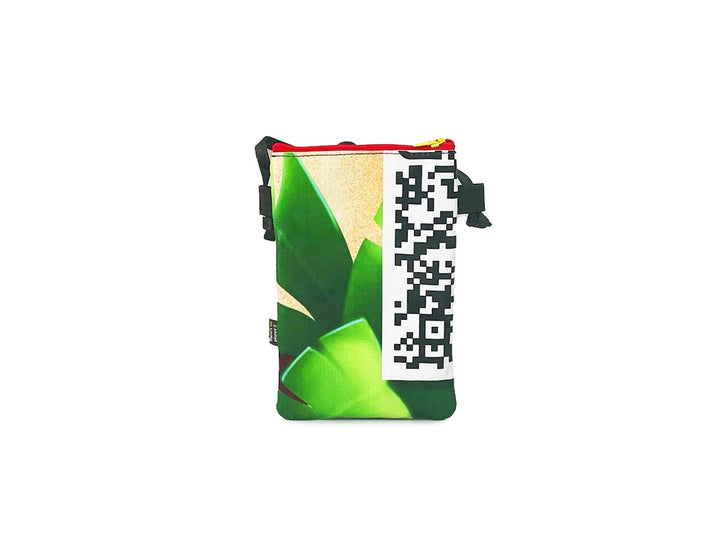 Crossbody Phone bag chips package blue, green & red