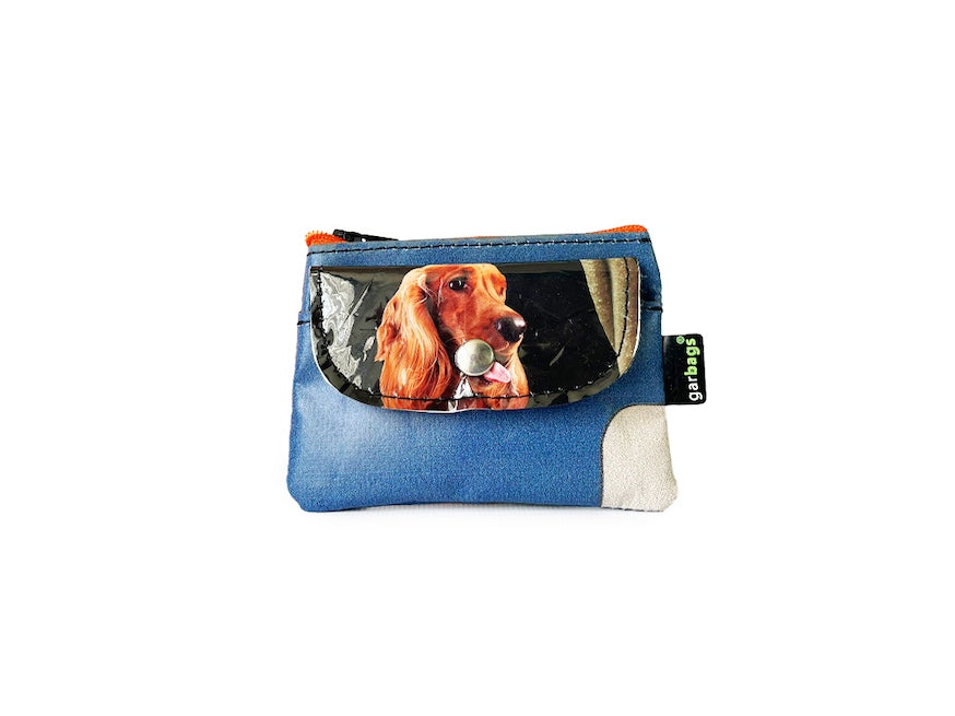 pop purse dog food package black & blue