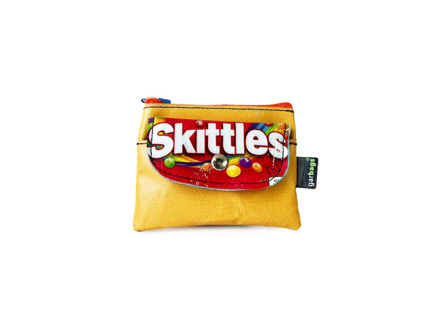 pop purse chocolate package red & yellow