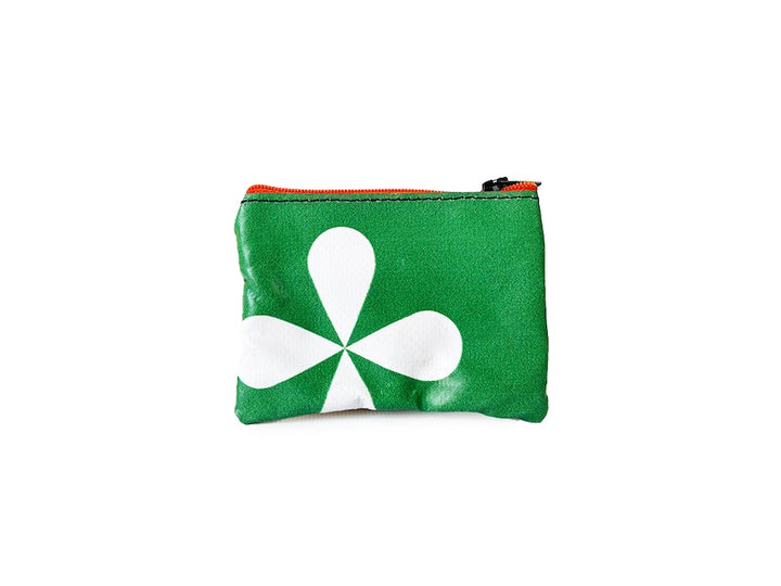 pop purse chocolate package blue, white & green