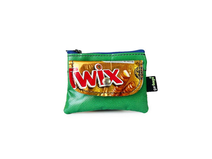 pop purse chocolate package golden & green