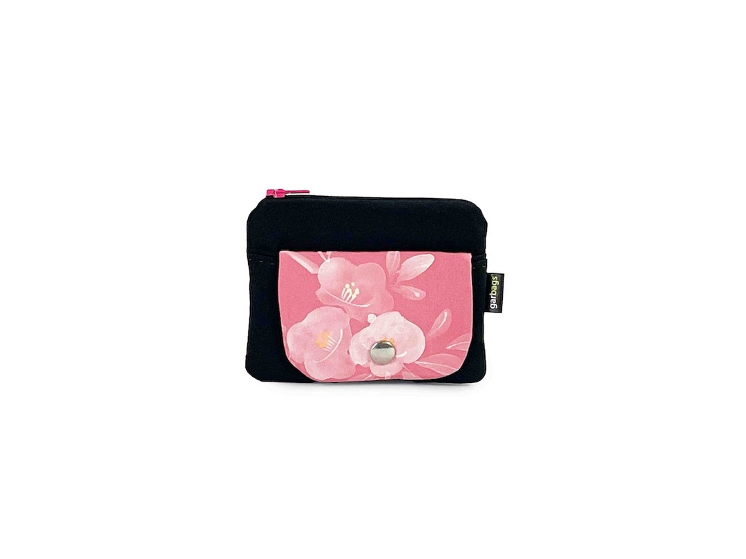 pop purse kimono black & pink