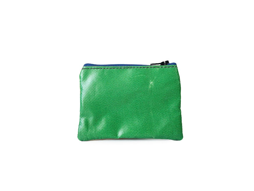 pop purse chips package red, blue & green