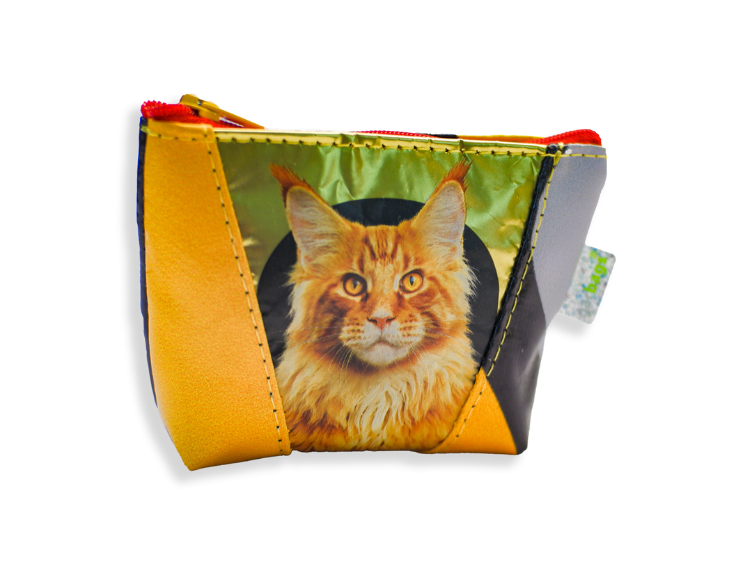 necessaire mini cat food orange