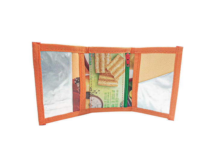 document holder chips package orange & green
