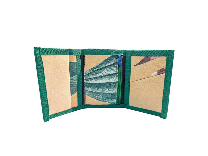 document holder publicity banner dark green leaves