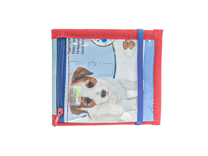 document holder dog food package baby blue puppy