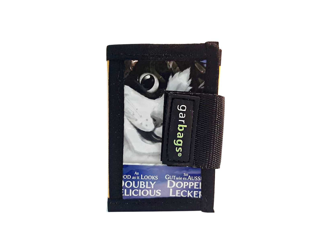 document holder cat food package black