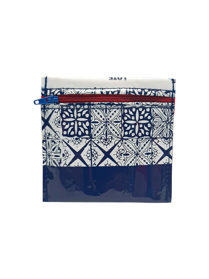 microcase coffee package blue tiles