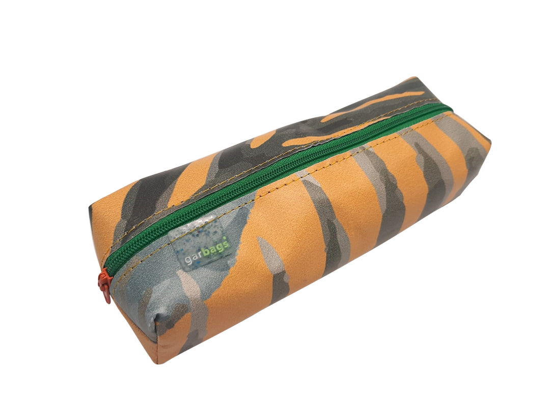pencil case school publicity banner tropical yellow & green