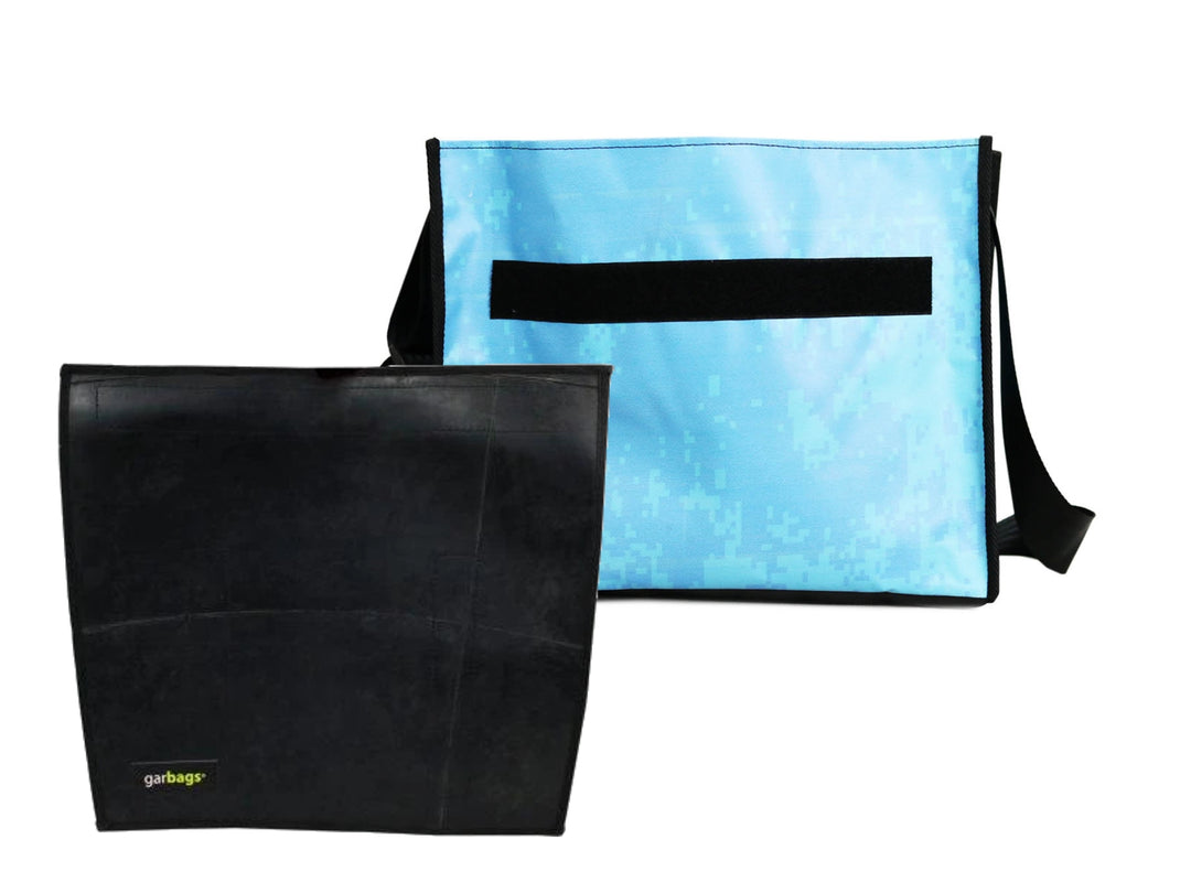 messenger bag XL inner tube blue