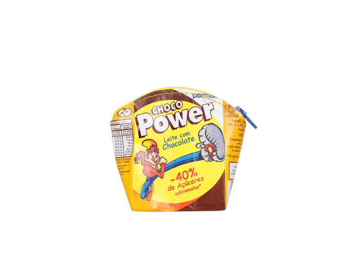 coin purse tetrapak chocolate milk yellow - Garbags