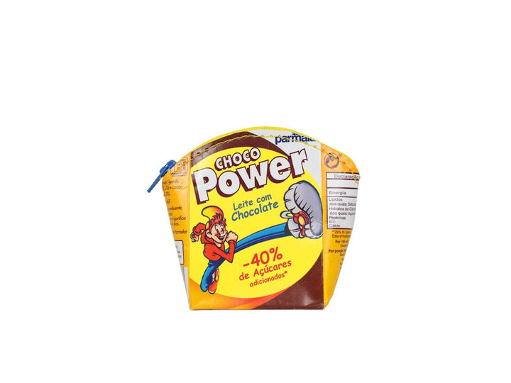 coin purse tetrapak chocolate milk yellow - Garbags