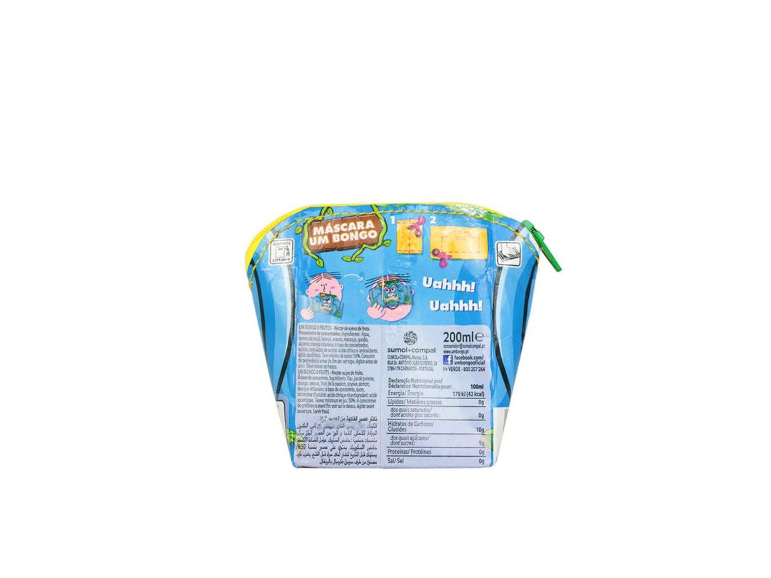 coin purse tetrapak kids juice blue - Garbags