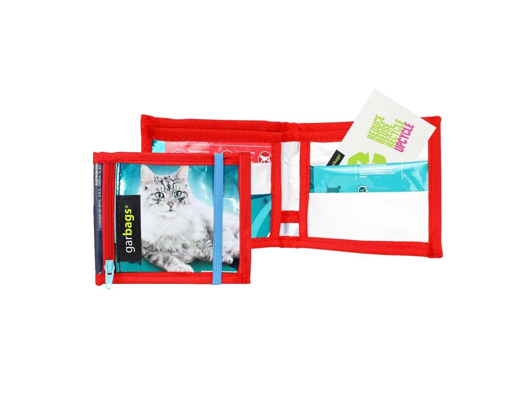 document holder cat food package red - Garbags