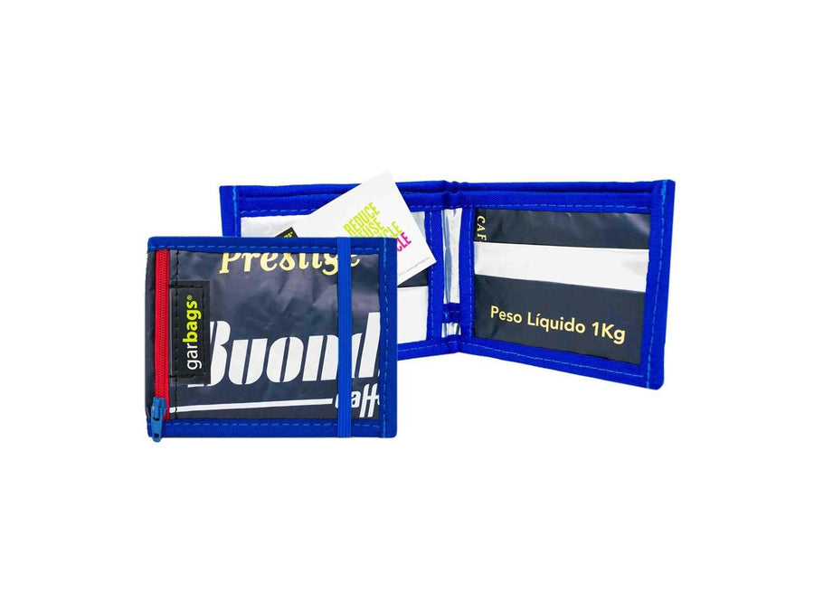 document holder coffee package blue - Garbags