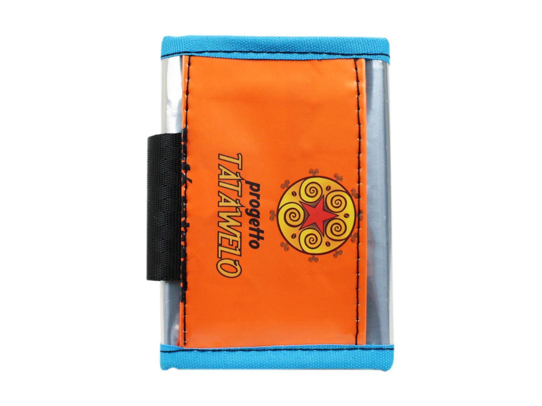 document holder coffee package blue & orange - Garbags