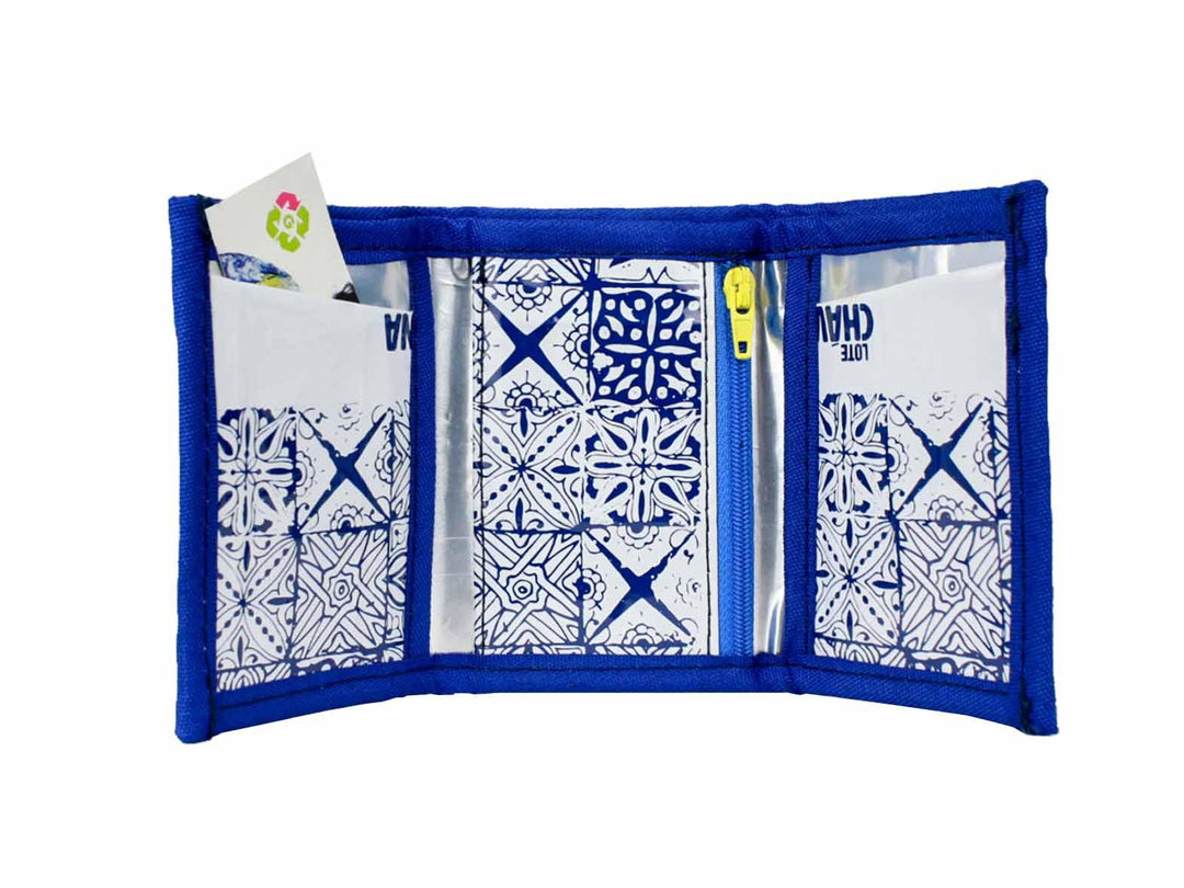 document holder coffee package blue tiles - Garbags