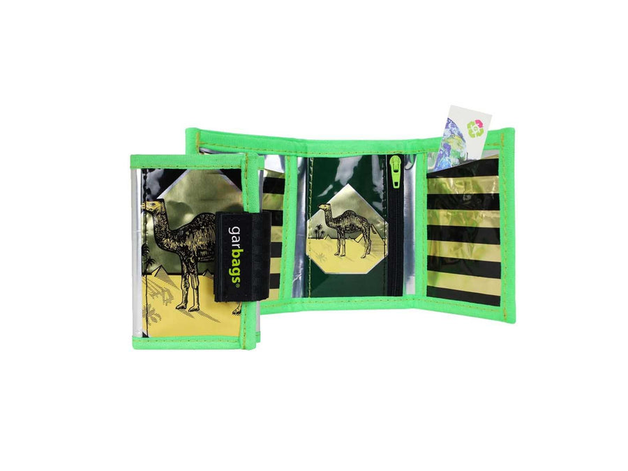 document holder coffee package camel green - Garbags