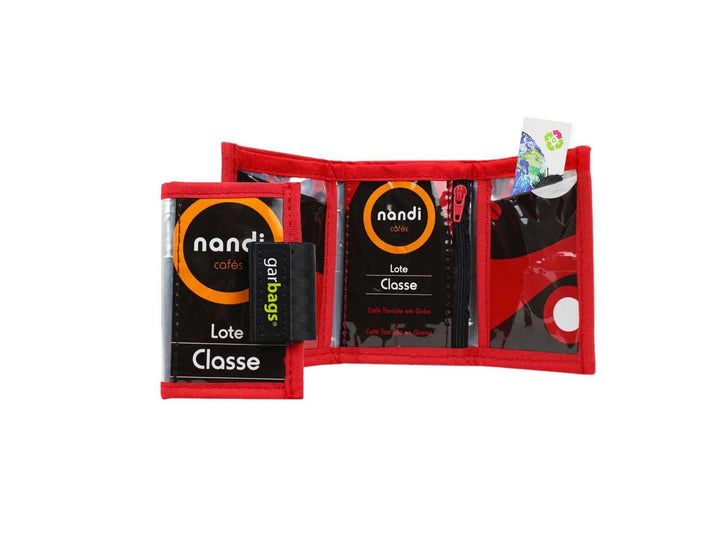 document holder coffee package red & black - Garbags