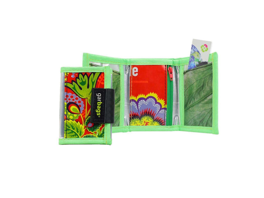 document holder coffee package red & green leaves - Garbags