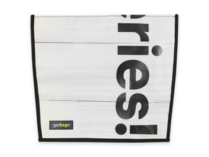 extraflap XL publicity banner white w/ letters - Garbags
