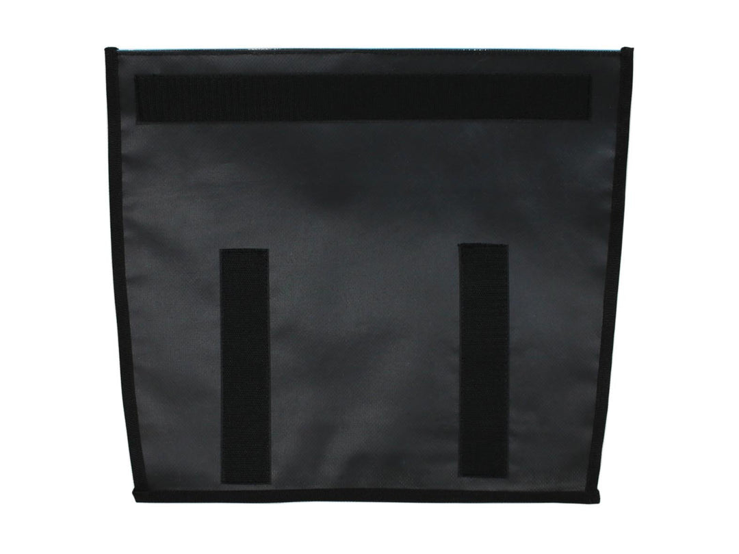 extraflap XL publicity banner yellow red & blue - Garbags