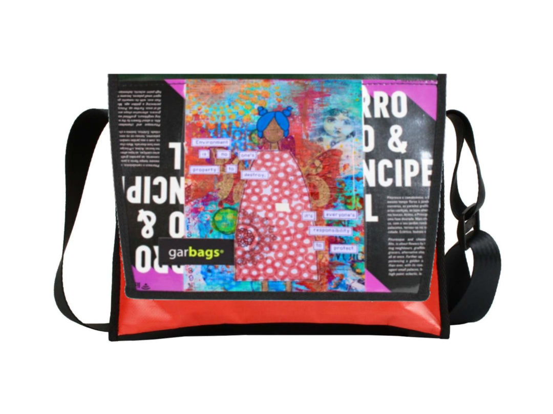 messenger bag M pub banner *Nadya Edwards* protect the environment