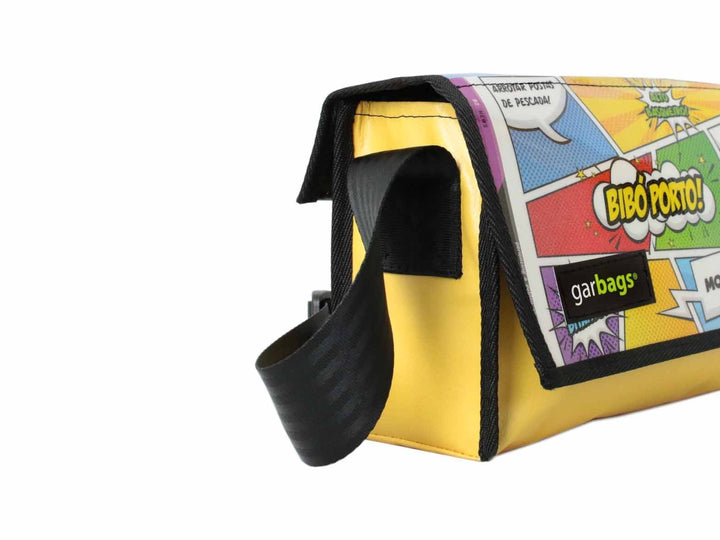 messenger bag / bike handlebar XS *porto exclusive* comic book yellow - Garbags