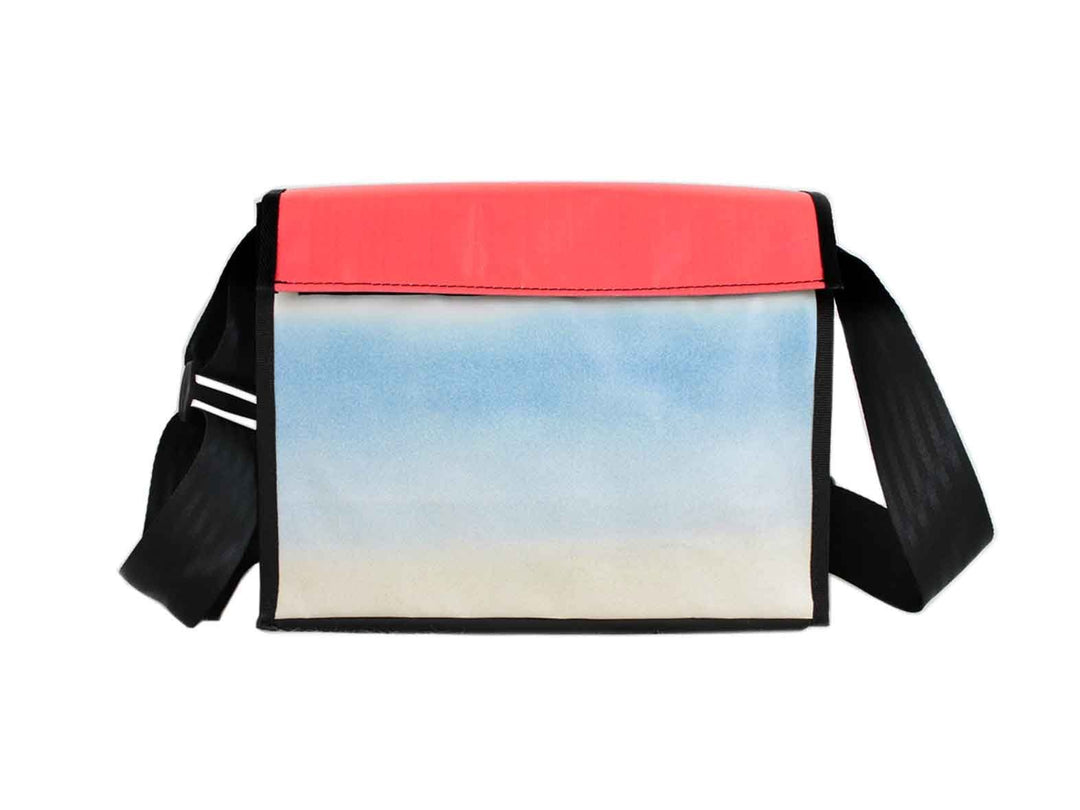 messenger bag M *porto exclusive* são joão blue & red - Garbags