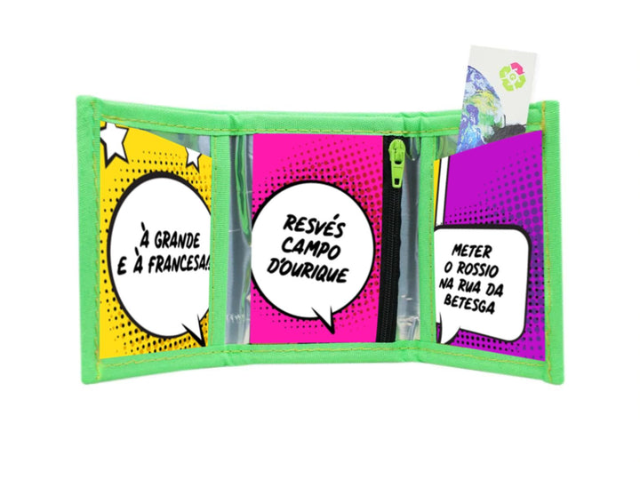 document holder *Tiago M.* comic book sayings
