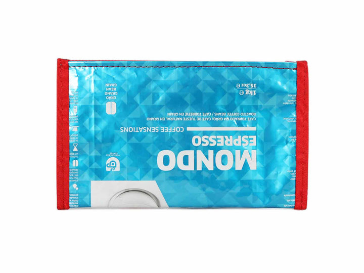 pencil case coffee package blue & red