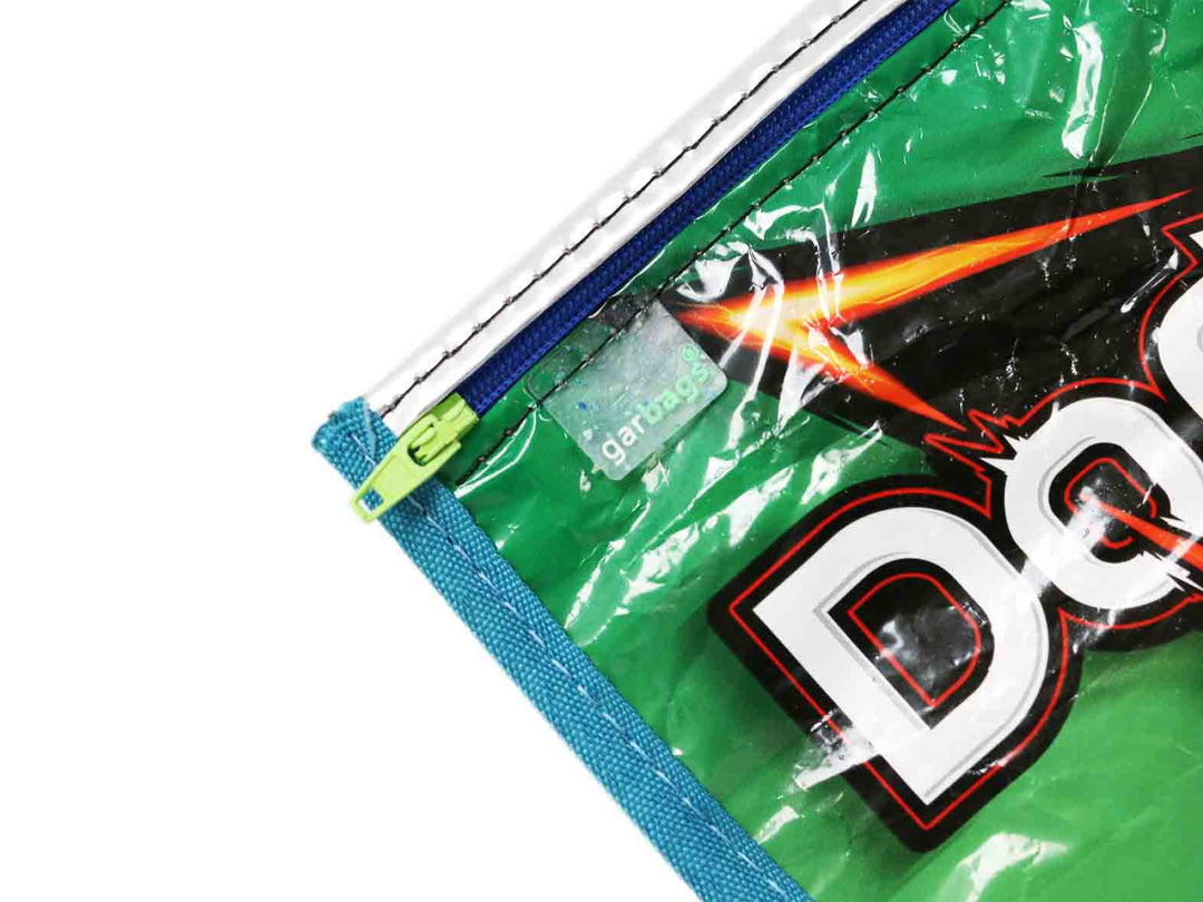 pencil case chips package green & blue